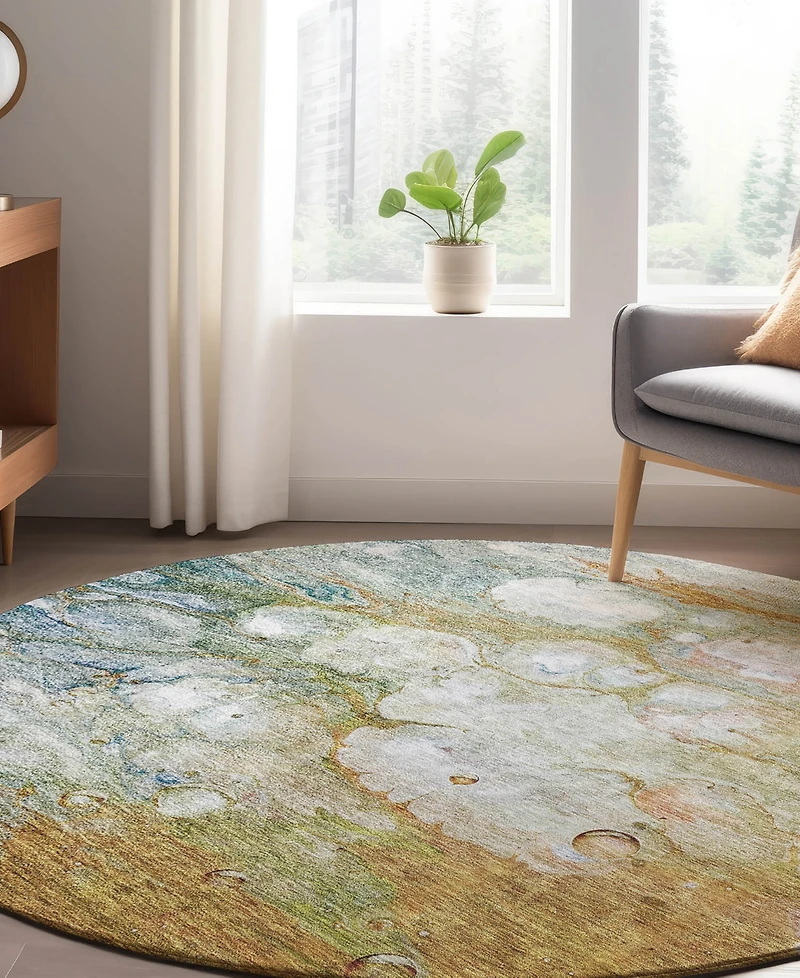 Dalyn Trevi Washable TV7 8'x8' Round Area Rug