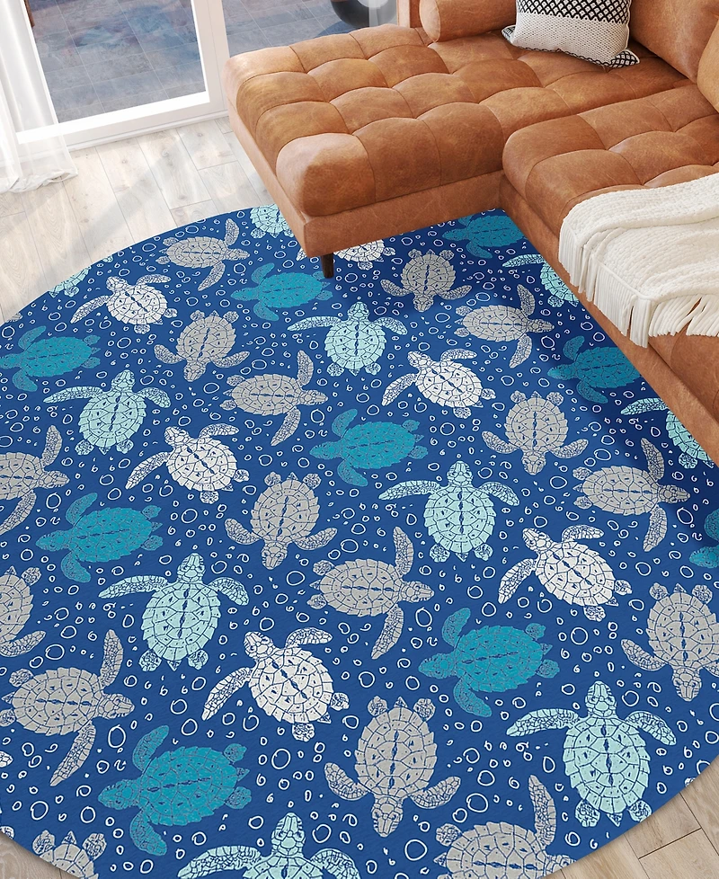 Dalyn Seabreeze Washable SZ13 8'x8' Round Area Rug