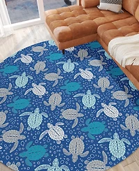 Dalyn Seabreeze Washable SZ13 8'x8' Round Area Rug