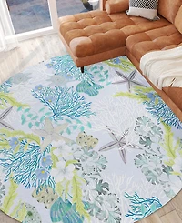 Dalyn Seabreeze Washable SZ1 8'x8' Round Area Rug