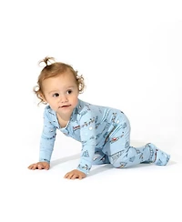 Bellabu Bear Baby Boys or Girls, Polar Express Convertible Footie