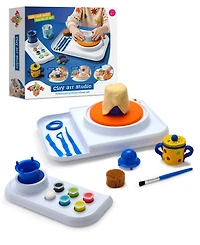 Geoffrey's Toy Box Motorized Pottery Wheel Clay Art Studio Set