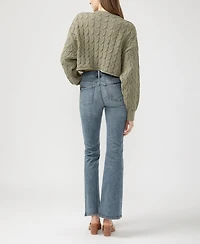 Silver Jeans Co. Women's Suki Mid Rise Curvy Fit Bootcut