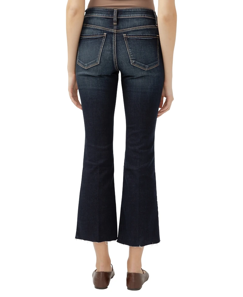 Silver Jeans Co. Women's Suki Mid Rise Curvy Fit Flare