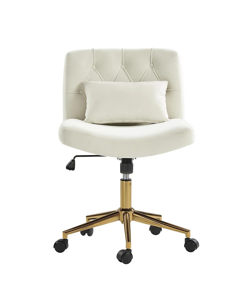 Hulala Home Sinclair Modern Office Chair with Sgs International Certified Stainless Steel Gas Spring
