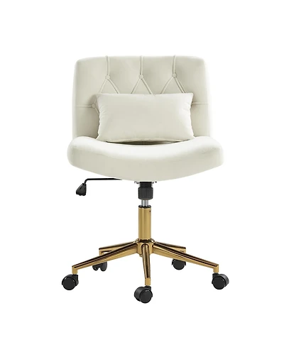 Hulala Home Sinclair Modern Office Chair with Sgs International Certified Stainless Steel Gas Spring