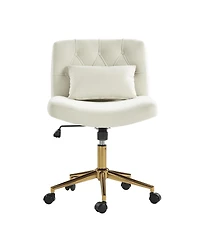 Hulala Home Sinclair Modern Office Chair with Sgs International Certified Stainless Steel Gas Spring