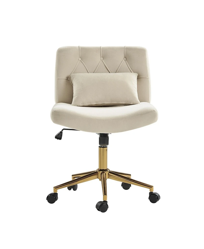 Hulala Home Sinclair Modern Office Chair with Sgs International Certified Stainless Steel Gas Spring