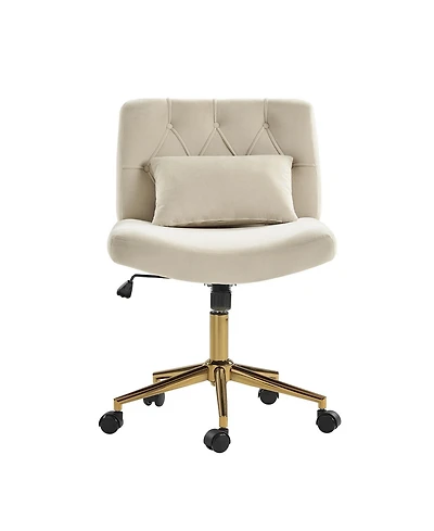 Hulala Home Sinclair Modern Office Chair with Sgs International Certified Stainless Steel Gas Spring