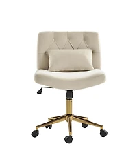 Hulala Home Sinclair Modern Office Chair with Sgs International Certified Stainless Steel Gas Spring