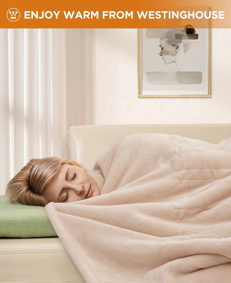 Westinghouse Heated Flannel Blanket