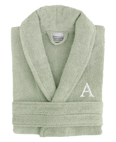 Linum Home Bookman Font 100% Turkish Cotton Unisex Terry Bathrobe