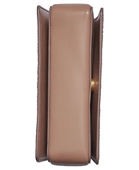 Donna Karan New York Jericho Croco Wave Flap Shoulder with Sculpted Hardware