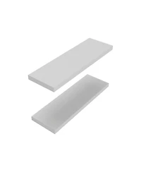 Fm Furniture Iva Floating Shelf in Melamine x2, Snow White