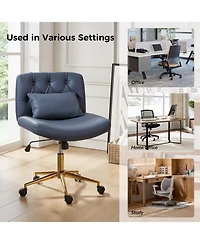 Hulala Home Cyril Modern Office Chair with Sgs International Certified Stainless Steel Gas Spring