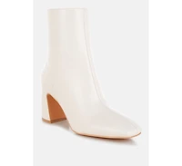 Bruna Square Toe Ankle Boots