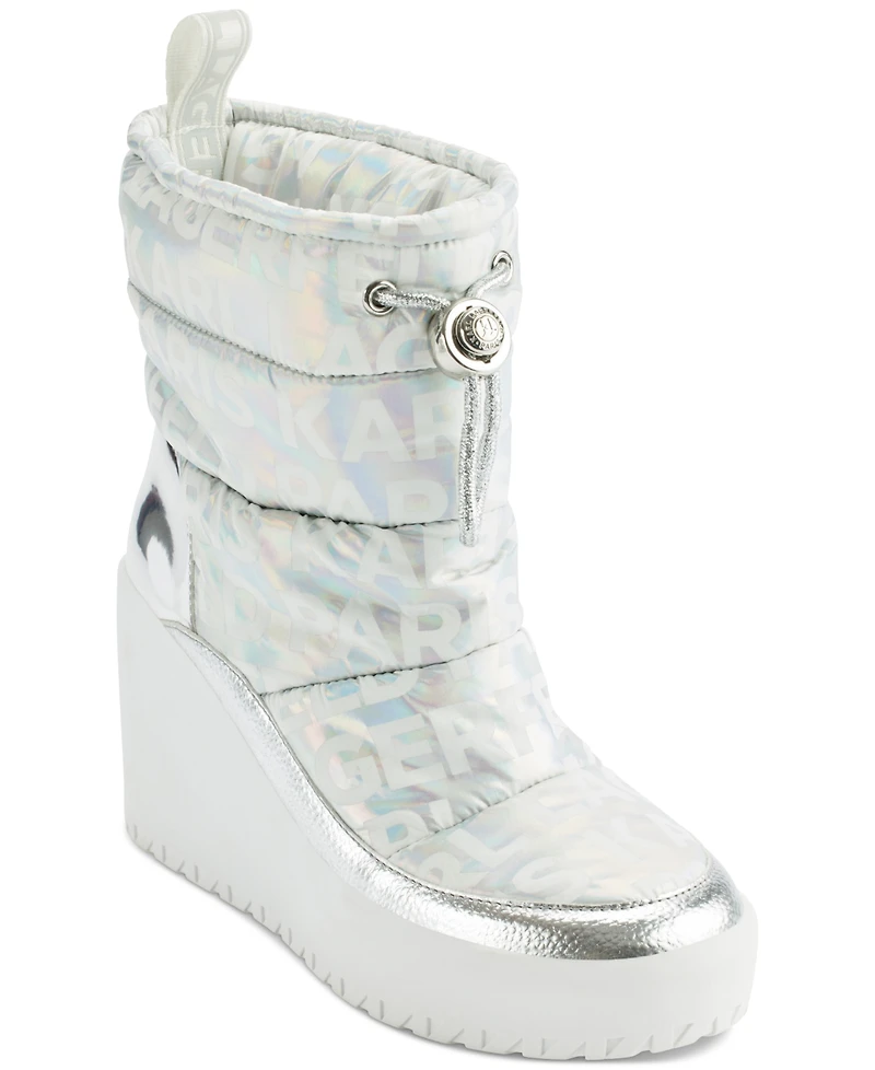 Karl Lagerfeld Paris Women's Berdina Wedge Booties