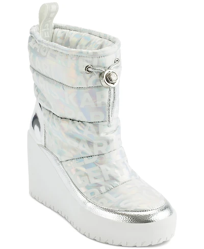 Karl Lagerfeld Paris Women's Berdina Wedge Booties