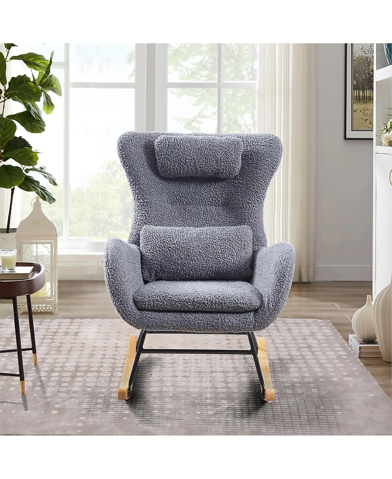 Rocking Chair for Nursery Comfortable and Stylish Seating for Baby's Room