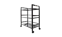 Slickblue Widened 3-Tier Multi-Functional Storage Cart for Efficient Organization and Easy Access