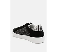 Cosmolight Glitter Faux Leather Sneakers Women