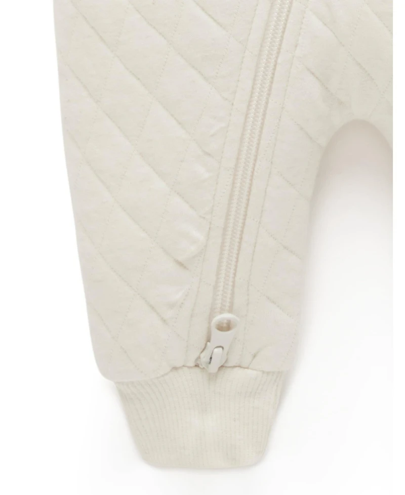 Purebaby Baby Boy and Baby Girl Quilted Coverall