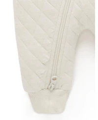 Purebaby Baby Boy and Baby Girl Quilted Coverall