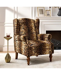 Hulala Home Jim Traditional Armchair with Thick Cushion