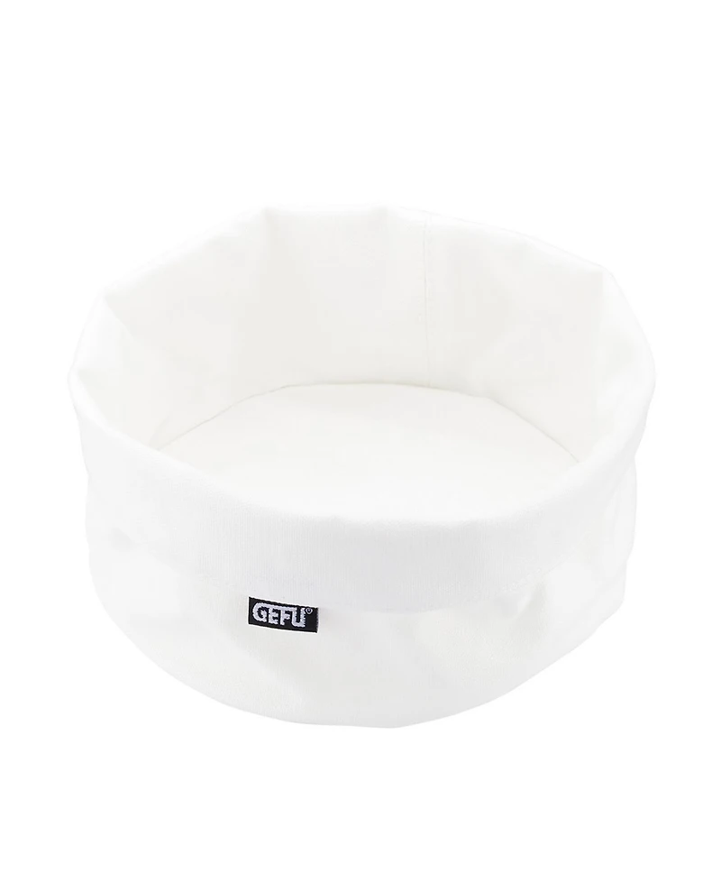 Gefu Stainless Steel and Cotton White Bread Basket