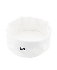 Gefu Stainless Steel and Cotton White Bread Basket