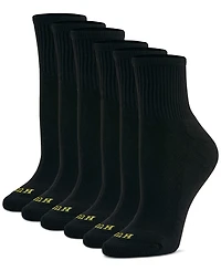 Hue Women's Mini Crew 6 Pack Socks U10227