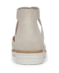 Soul Naturalizer Women's Intro Round Toe Slip On Low Wedge Flats