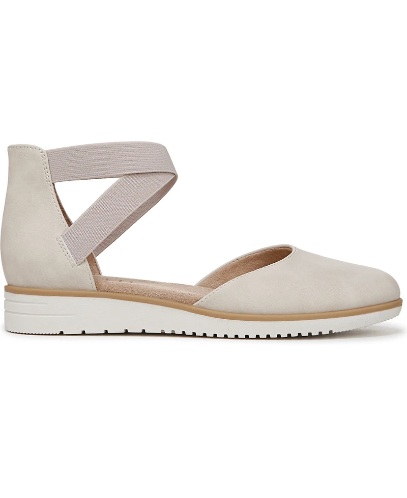 Soul Naturalizer Women's Intro Round Toe Slip On Low Wedge Flats