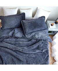 Coma Inducer Chunky Bunny Oversized King Comforter Set - Blue Steel