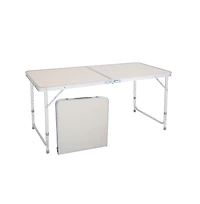 Slickblue Portable Multipurpose Folding Table in White – Versatile and Convenient Table for Indoor and Outdoor Use, Ideal for Events and Everyd