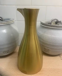 Olipac Stainless Steel 500 ml Olive Oil Cruet, Satin Gold Finish