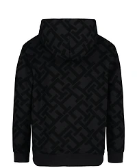Tommy Hilfiger Toddler and Little Boys Allover Print Soft Fleece Hoodie
