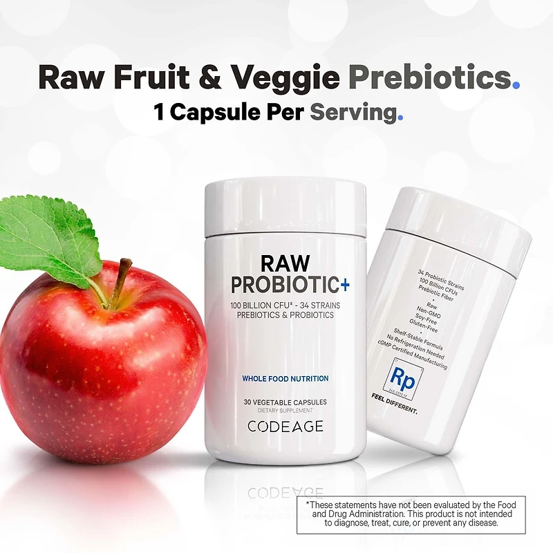 Codeage Raw Probiotic+ Supplement