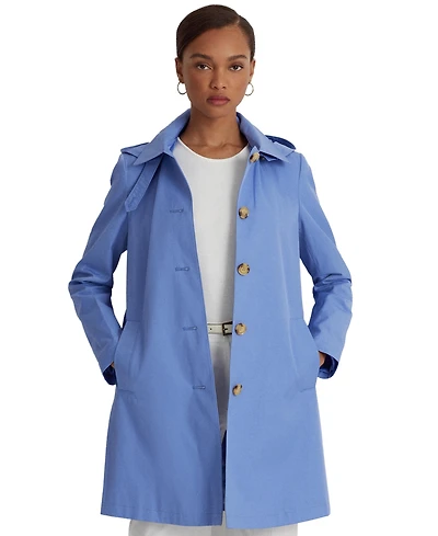 Lauren Ralph Women's Hooded Raincoat