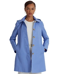 Lauren Ralph Women's Hooded Raincoat