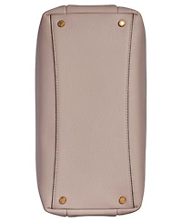 Donna Karan New York Amagansett Soft-Rolled Leather Satchel with Sculpted Magnet Closure