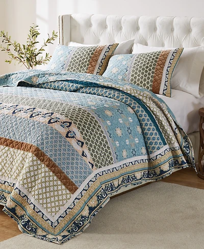 Greenland Home Fashions Thalia 3-Pc. Quilt Set, King