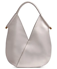 Donna Karan New York Baldwin Large Shoulder with Leather Wrapped Rounded Handle