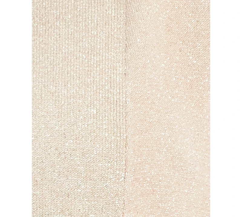 Jm Collection Women's Open-Front Metallic Cardigan, Created for Macy's