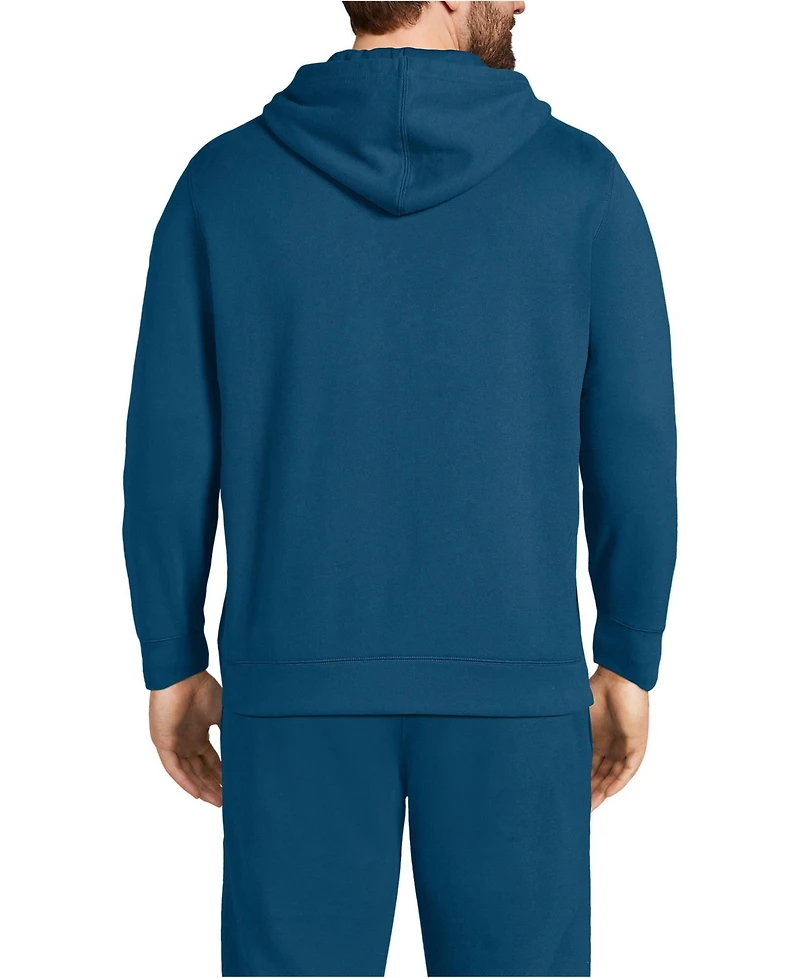 Lands' End Big & Tall Long Sleeve Serious Sweats Full Zip Hoodie