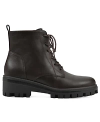 White Mountain Women's Tappy Lug Sole Combat Boots