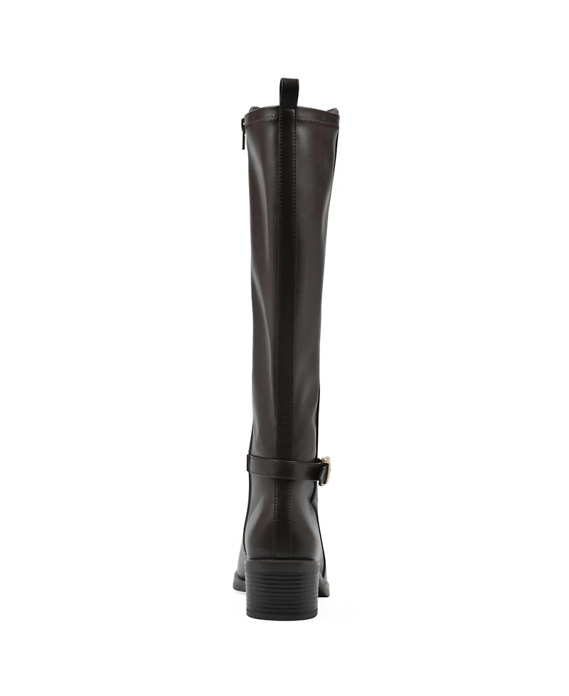 White Mountain Women's Custard Tall Shaft Riding Boots