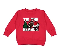 Sweet Wink Toddler Boys Tis The Season Patch Christmas Sweatshirt