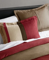 510 Design Boulder Stripe Micro Suede 3-Pc. Comforter Set, King/California King