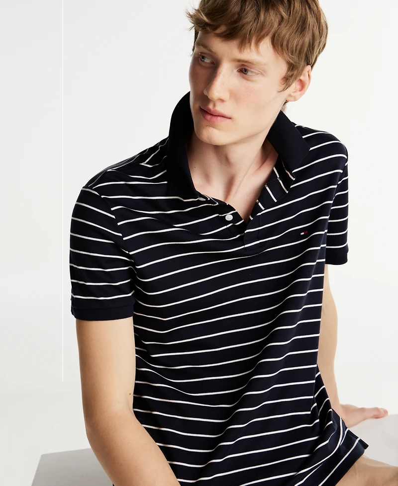Tommy Hilfiger Men's Regular-Fit Ultra Soft Liquid Cotton Polo Shirts